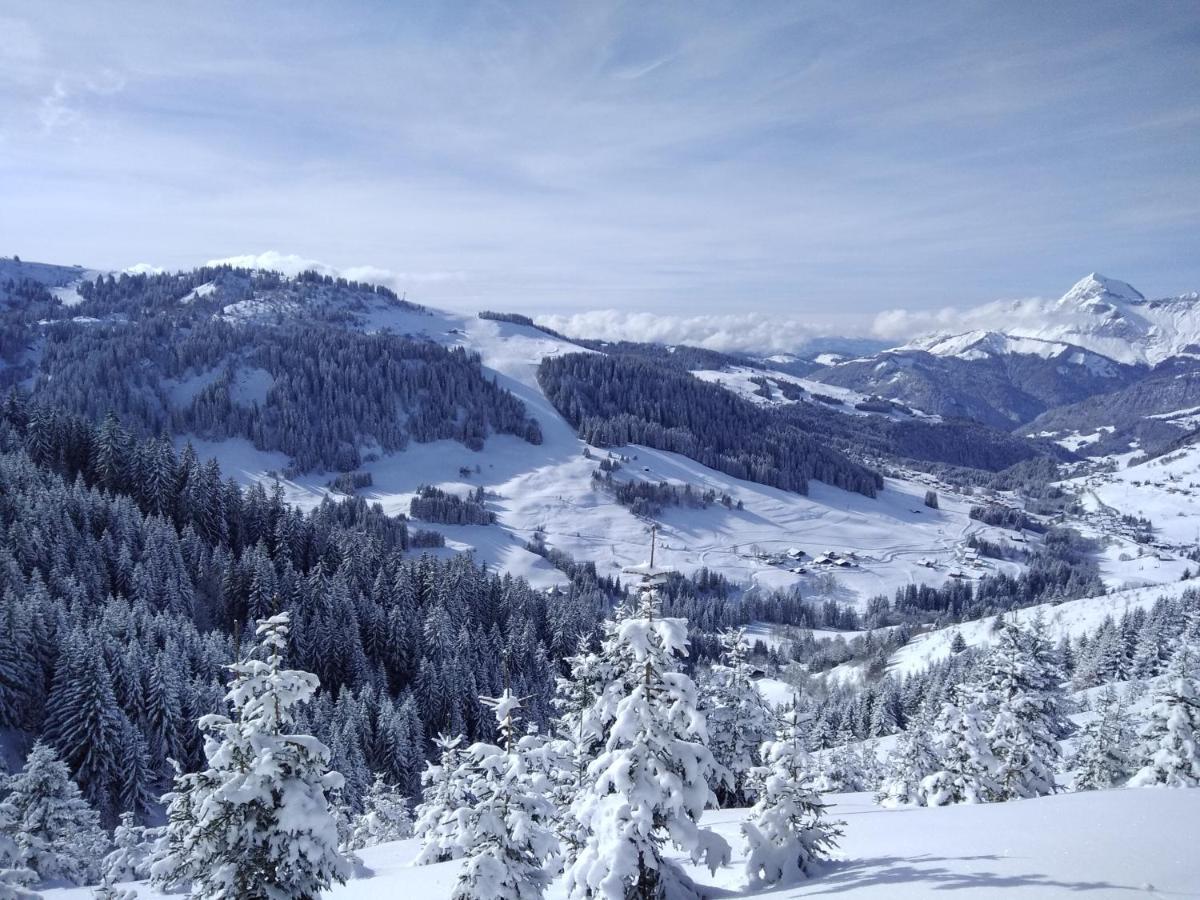 Demi Chalet Le Lachat نوتر دام دو بيلكومبيه المظهر الخارجي الصورة